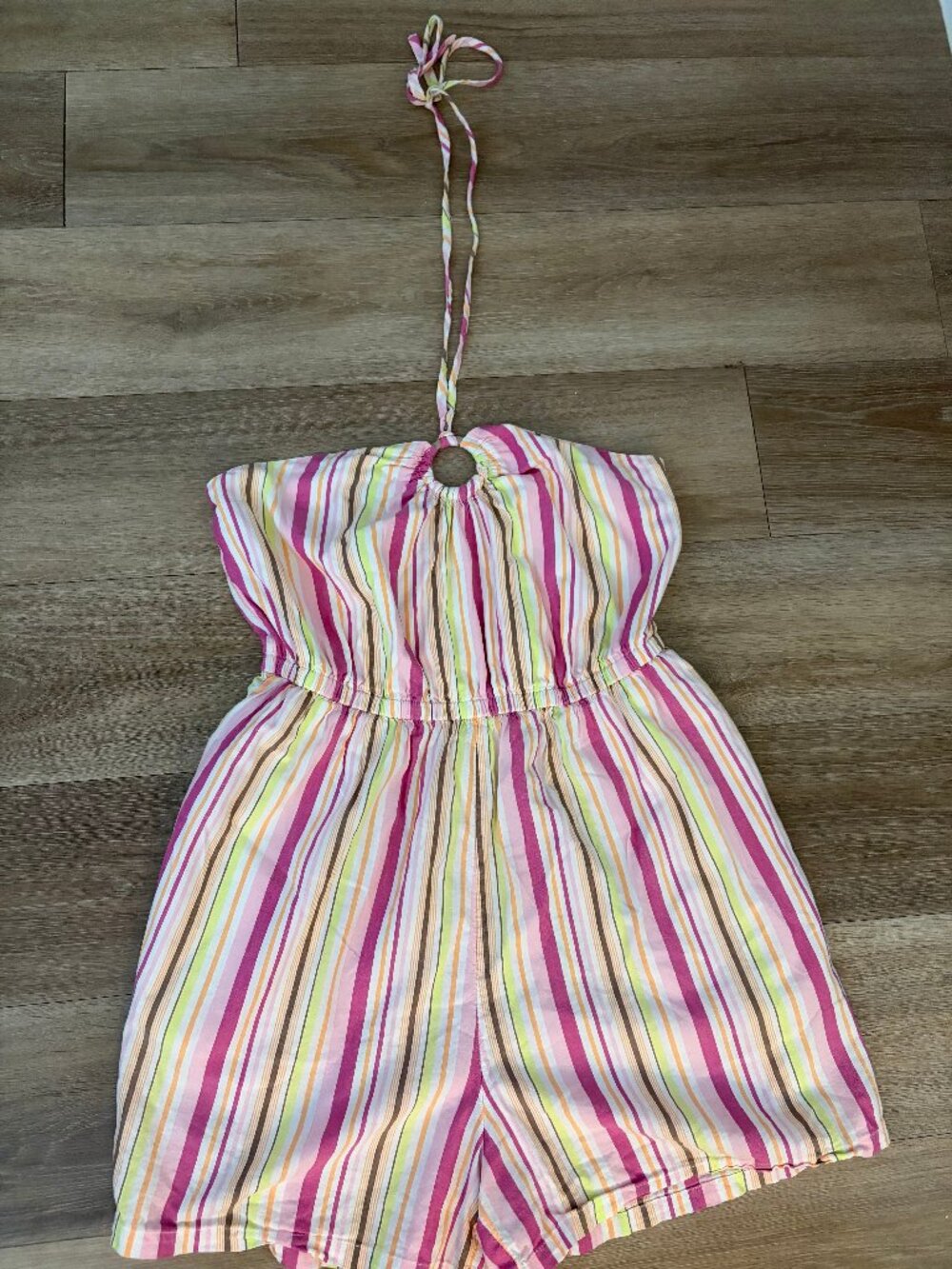 Old Navy Halterneck Striped Romper